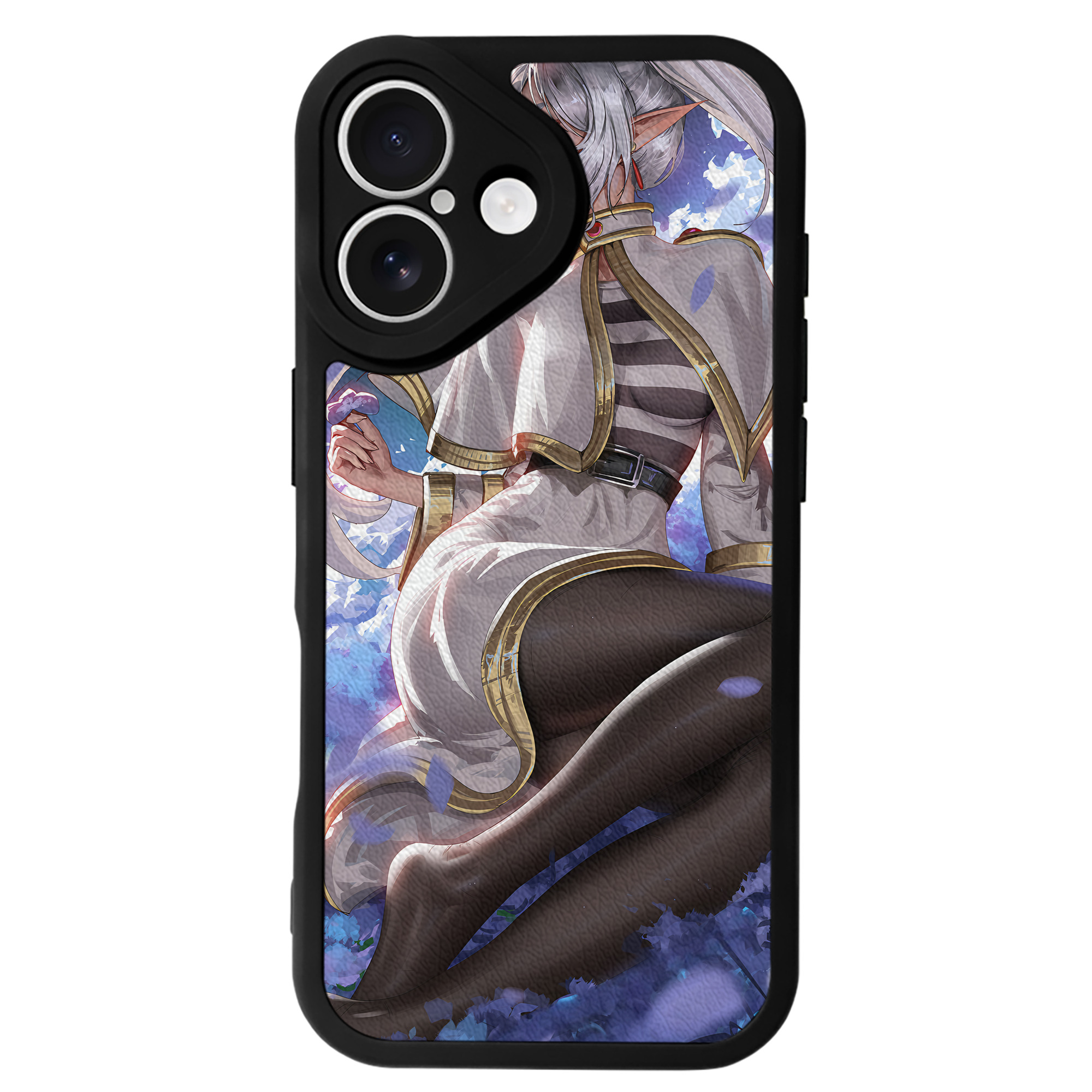 （画像用） 葬送のフリーレン Frieren 【iPhone 16シリーズ対応】シリコンスマホケース（レザー調） 材質：シリコン